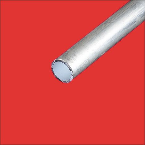 Commentfer – Tube aluminium 20 mm – Épaisseur 2 mm – Longueur 2 mètres – Aluminium 6060 brut – Résistance à la corrosion – Usinabilité facile