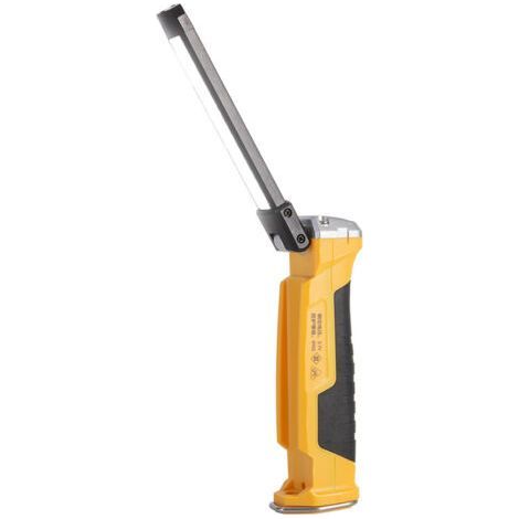 Lampe de travail portable rechargeable avec batterie au lithium, lampe de poche LED + COB double éclairage (1/4)