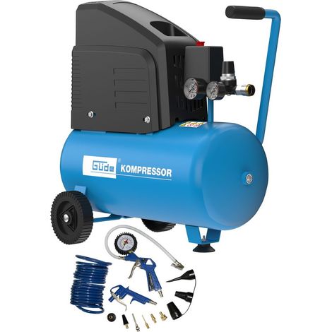 Güde Druckluft Kompressor 220-8-24 13-tlg. Set 8 Bar ölfrei Druckluftkompressor (1/5)
