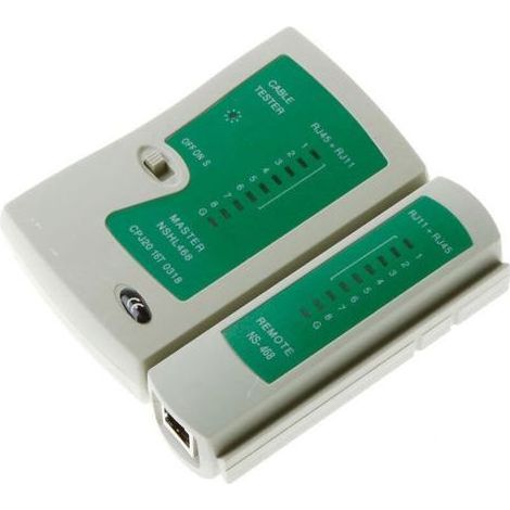 Outil réseau testeur de ligne de réseau informatique testeur de câble réseau vert (1/5)