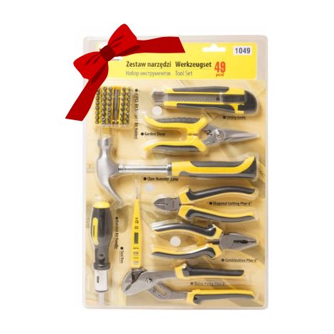Regalo - JUEGO DE HERRAMIENTAS WMC 49 PIEZAS LLAVES DESTORNILLADORES PUNTAS