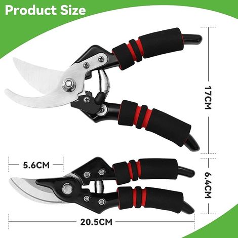 Pruning Shears, Cutting Diameter: 2-3 cm (1/3)