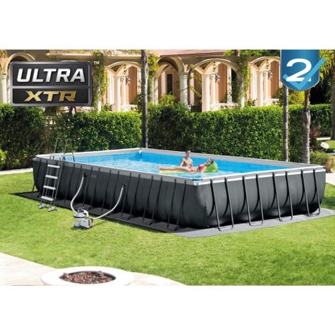 Piscine hors-sol rectangulaire 975x488x132cm Ultra Xtr Frame Intex 26374