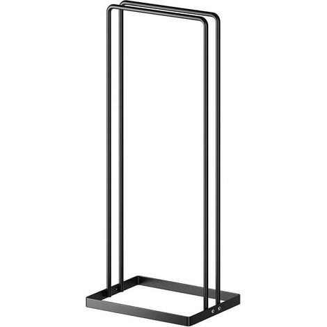 Soutien, cintre, organisateur, cintre, de grande capacité, acier, noir, 15.7"x 6.7"x 5.1" (1/5)
