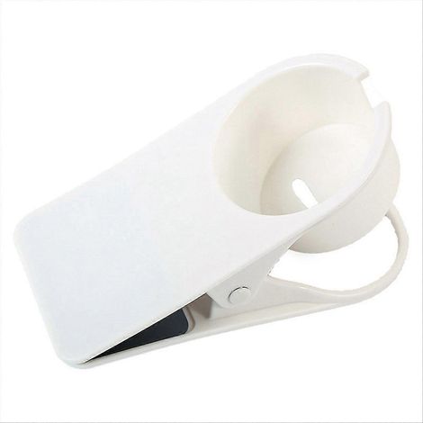 Porte-gobelet de table, étagère pour verre d'eau, blanc (1/5)