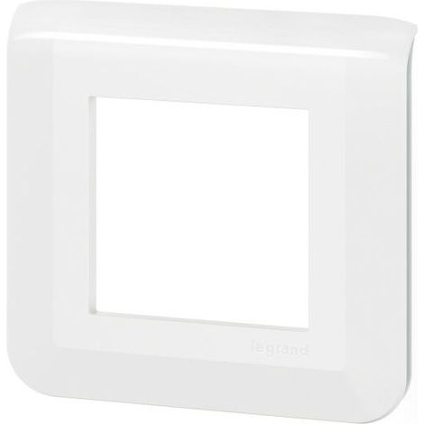 Plaque de finition 2 modules - Blanc - Mosaic - 078802L - Legrand (1/5)