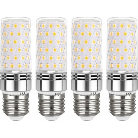 Ampoules LED E27 12W 6000K Blanc froid équivalant à 120 W à incandescence,Lot de 4, (1/5)