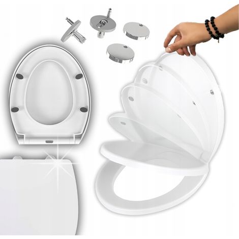 Sedile wc con chiusura rallentata ruhhy 24547