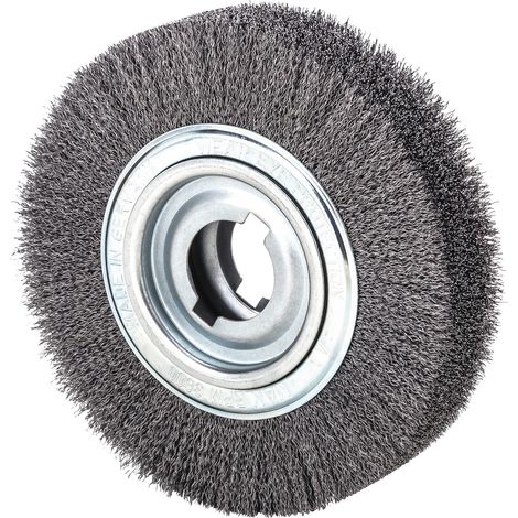 Spazzola tonda Lessmann Ø 250 mm, spessore del filo 0,35 mm - 377053