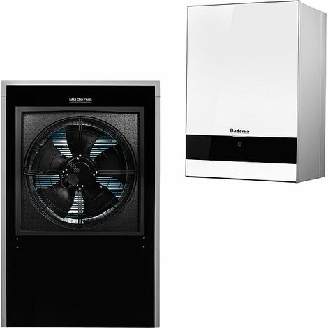 Buderus Logatherm WLW196i-8 IRE W LuftWaWP max.10,7kW rev.monoener., weiß - 7739612807 von Buderus (1/2)