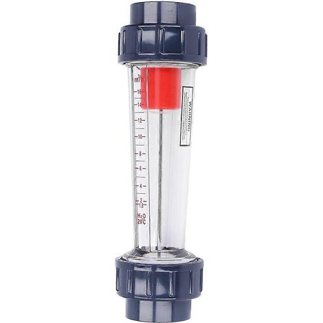 Débitmètre d'eau 1,6-16 m³/h, tube en plastique ABS avec flotteur pour la mesure (1/5)