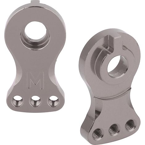 23T Puffer-Metall-Stahl-Ringzahnradarm für 1/10 1/8 RC-Fahrzeuge (M-Modell) (N10227T Titanfarbe) (1/5)
