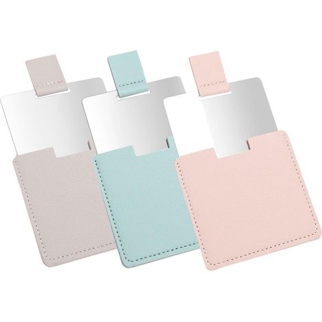 Lot de 3 mini miroirs de voyage et miroirs de maquillage portables (1/5)