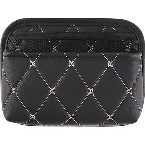 Organizador para maletero de coche，Organizador para coche，Organizador para asiento de coche，soporte para teléfono de cuero impermeable (1/2)
