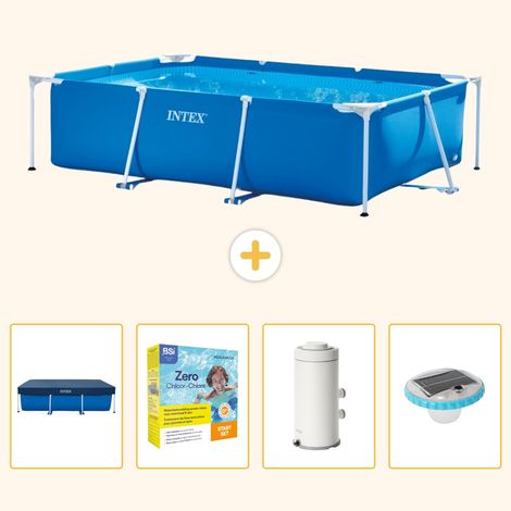 Intex Piscine Tubulaire Rectangulaire - 300x200x75 cm - 5-pièces S32 (1/5)