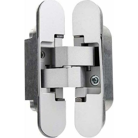 Charnière Invisible pour Portes Lourdes - , XU,Pack de de 2 (Charge 40 kg, Ouverture 180º), produit qualité supérieure, durable et fiable, matériaux sélectionnés , satisfaction garantie - KZ (1/4)
