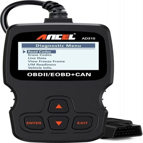 AD310 Valise Diagnostic Auto Universel OBD2 Scanner, Lecteur de Code d'erreur de Moteur, Diagnostic Voiture Multimarque avec Lecture en Temps Réel des Données pour BMW Peugeot VW Les Véhicules (1/5)