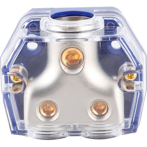 Répartiteur de puissance 2 voies pour audio auto, séparateur de câble de masse, compatible camping-car, pièce de rechange (1/5)