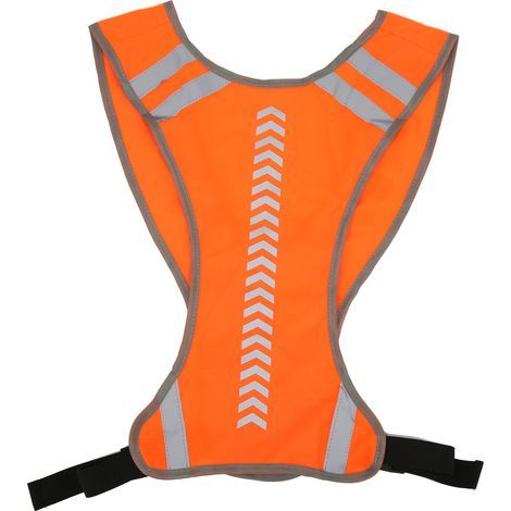 Gilet de sécurité haute visibilité ajustable, veste réfléchissante pour course à pied, jogging, marche et cyclisme (1/5)