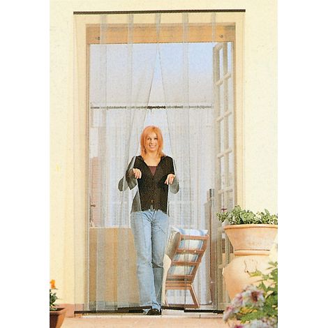Zanzariera A Lamelle 140x250h Bianca