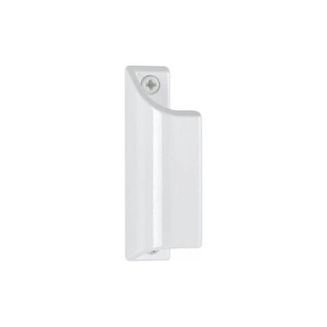 1PC White Painted Aluminum Profile Handle L.90 mm - for patio doors, aluminum door handle (1/4)