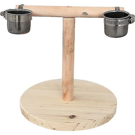 Balançoire en bois pour perroquet (1 pièce) (1/3)