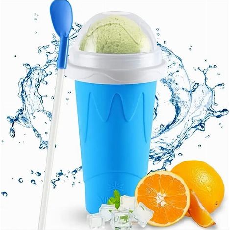 Tazza 300 Ml Da Spremere Gelatiera Surgelata In Silicone Granite Frullati Frappè (1/5)