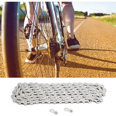 VG Sports 12-Speed Mountain Bike Chain, 126 Links, 1/2" x 11/128" Silver (1/5)
