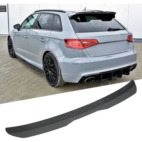 Aileron de toit universel en fibre de carbone pour Mercedes‑Benz Classe A, accessoire tuning automobile.
