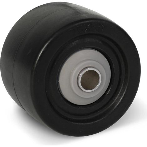 Roue libre - MESO - Nylon noir - 75mm - 600kg