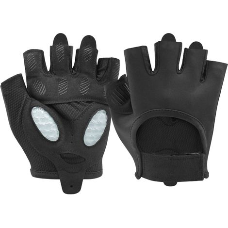 Gants Fitness - Paume En Silicone Liquide - Doigts Découverts - Renfort Antidérapant - Aération Mesh - Attache Poignet Réglable - Par Paire (1/5)