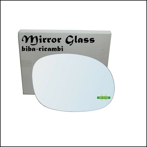 Vetro specchio nudo adesivo lato dx-passeggero per citroen c3 i (fc) 2002 (1/3)