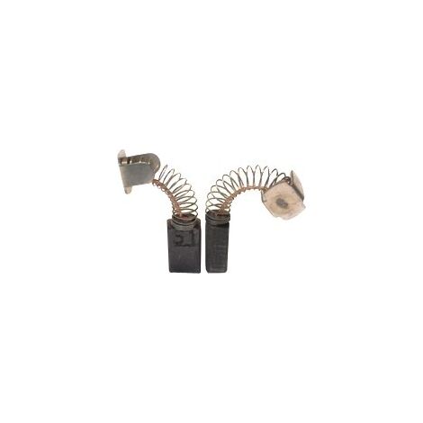 Juego de 2 carbones adaptables para Makita. Dimensiones: 5 x 8 x 12 mm.