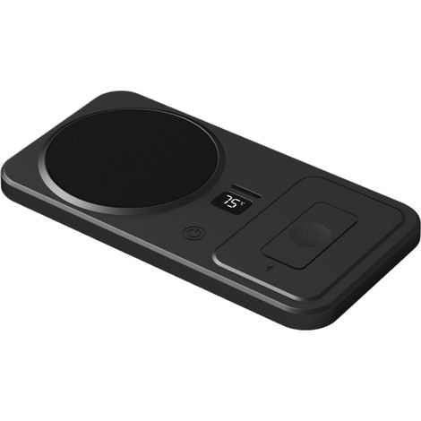 Sous-verre chauffant intelligent, chauffe-tasse à température constante, station de recharge sans fil, système de chauffage polyvalent et confortable pour la maison, le bureau ou la table de chevet, c (1/5)