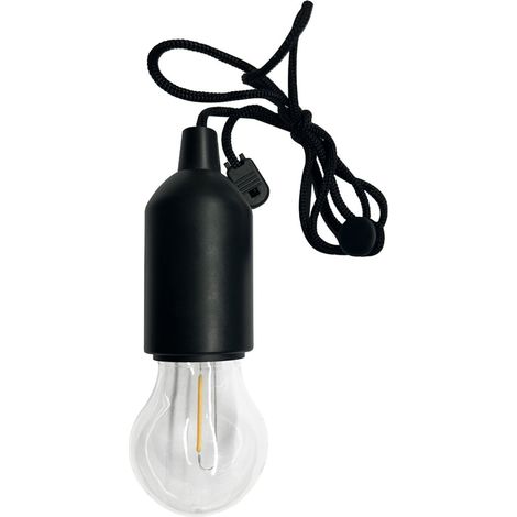 Lampe LED VELAMP 2700K avec interrupteur à cordon et design à filament rétro