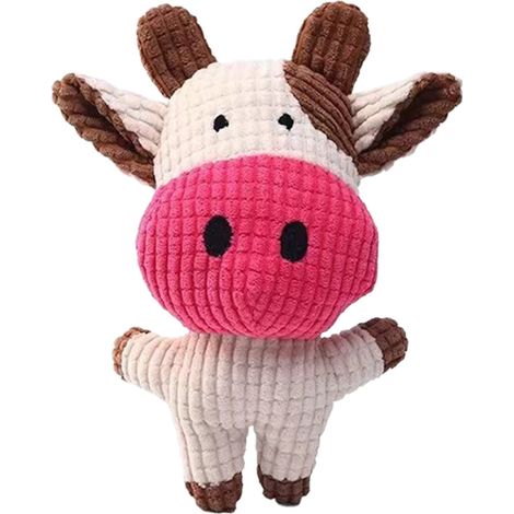 Jouet à Ronger - Jouet en Peluche avec Son pour Chiens et Chats - Pour Jeu Intérieur ou Extérieur - Taille Unique - 1 Pièce (1/5)