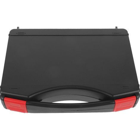 Kleiner, stabiler Werkzeugkoffer aus Kunststoff – 23,00 x 18,00 x 4,50 cm – Schwarz (1/4)