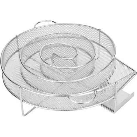 Chambre de fumage à froid en spirale - chambre de fumage incurvée - générateur de fumée - pour fumage dans un barbecue à charbon - ronde (1/3)
