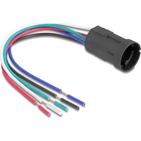 Delock ZÃ³calo para pulsador o interruptor de 19 mm y 5 pines