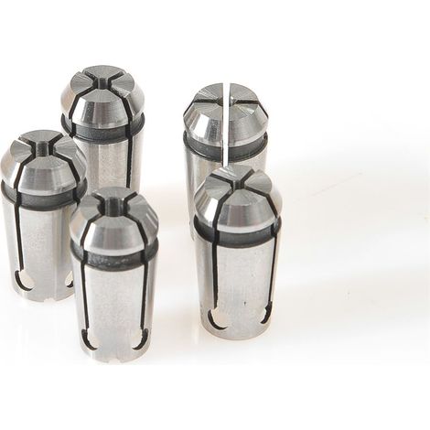 Proxxon 24144 Set aus 5 Zangen für die Fräsmaschine PF 230 und FF 230 (1/2)
