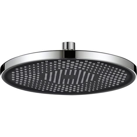 Regenduschkopf 26 cm, Wasserspar, Anti-Kalk, Chrom, ABS, Universal G 1/2 (1/5)