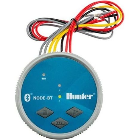 Hunter NODE-BT-200 Batteriebetriebener Bewässerungscomputer  Automatische Steuerung von 2 Bewässerungszonen  9-V-Stromversorgu