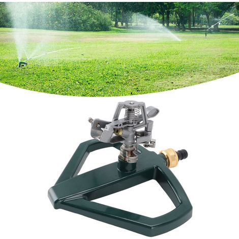 Adjustable 360° Oscillating Sprinkler for Lawn and Garden - Large Area Automatic Watering System with Uniform Coverage (1/5)