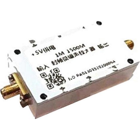 Amplificateur LNA RF à faible bruit 40 dB 1 MHz-1,5 GHz pour radio FM UHF VHF (1/5)