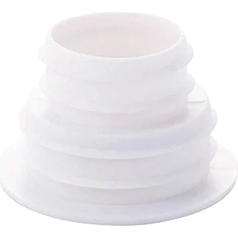 Anello di tenuta per il controllo del drenaggio, in gomma sintetica resistente, facile installazione, BIANCO (1/2)