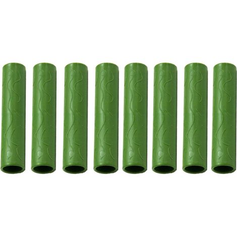 Gartenzubehör Rohrverbinder zur Befestigung von PP-Gewächshauskonstruktionen, Innendurchmesser 8 mm, 11 mm, 16 mm, 20 mm, grüne Farbe, 12 Stück.
