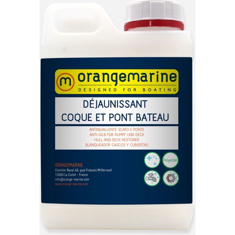 Déjaunissant coque et pont bateau - ORANGEMARINE - 1 l