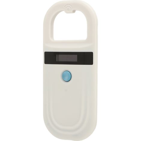 Lecteur de puces électroniques pour animaux de compagnie Bluetooth avec écran OLED (blanc) (1/5)