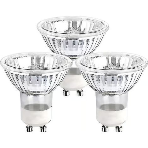 Lot de 5 ampoules halogènes GU10 35W à réflecteur, dimmables. (1/5)