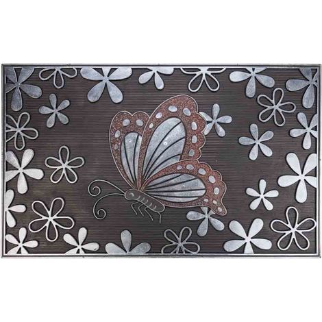 Felpudo de goma mariposa 45x75 (1/5)
